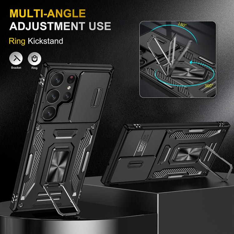 Samsung S25 Ultra 5G. Funda Armor Camshield con anillo stand magnético