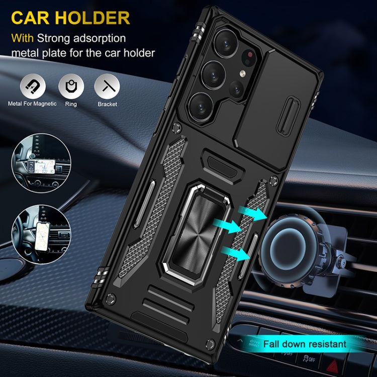 Samsung S25 Ultra 5G. Funda Armor Camshield con anillo stand magnético