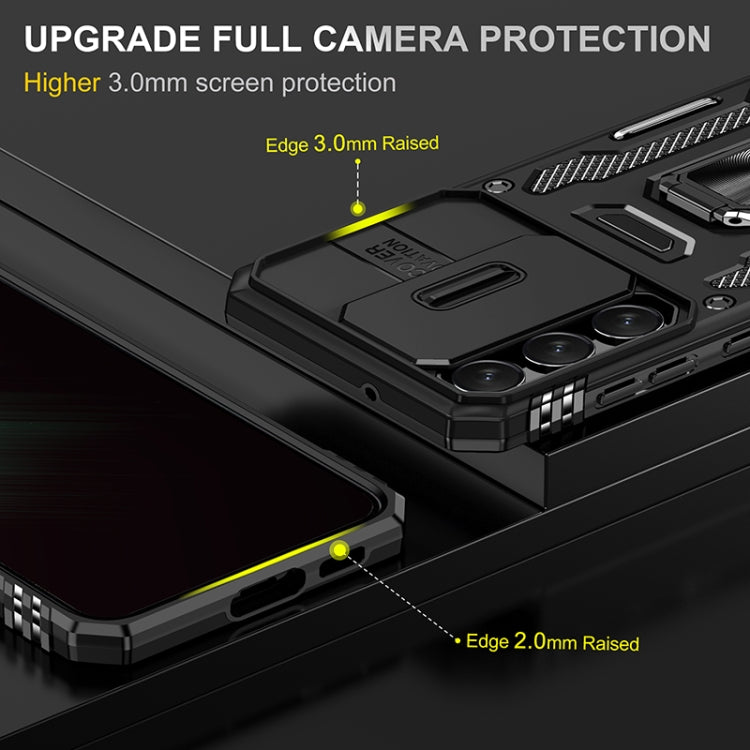 Samsung S25 Plus 5G. Funda Armor TPU+PC Camshield con anillo magnético