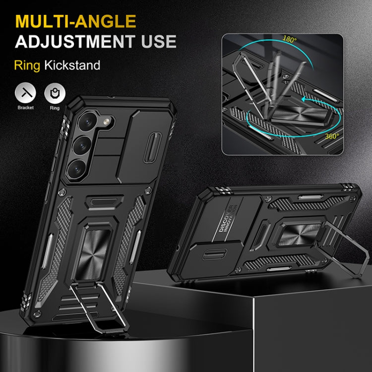 Samsung S25 5G. Funda Armor Camshield TPU+PC con anillo magnético