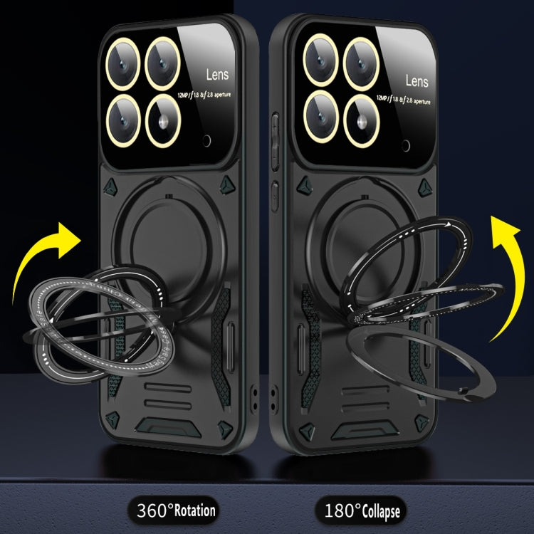 Xiaomi Poco X6 Pro. Funda compatible MagSafe con anillo y protector de lentes