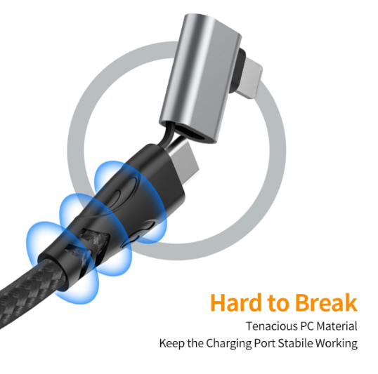 ENKAY PD100W. Cable Carga Rápida 4-in-1 USB-A / Tipo C, Tipo C / 8 Pin, Multifunción con Chip E-Marker, Largo:1 m