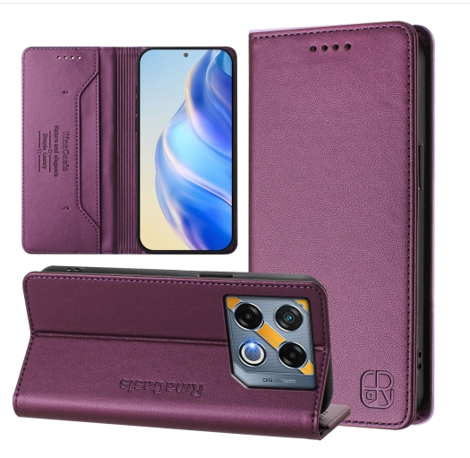 Infinix GT 20 Pro. Funda leather case protección RFID con cierre magnético