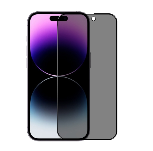 IPhone 14 Pro Max. Vidrio templado film NORTHJO 28° anti espía Full glue