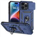 IPhone 15 Pro. Funda Camshield TPU+PC con anillo magnétco