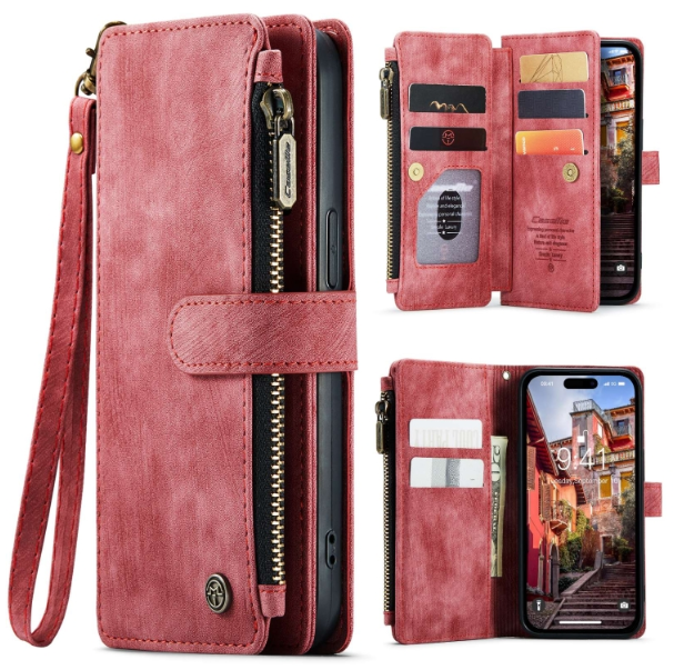 IPhone 15 Pro Max. Funda CaseMe leather case Multifuncional