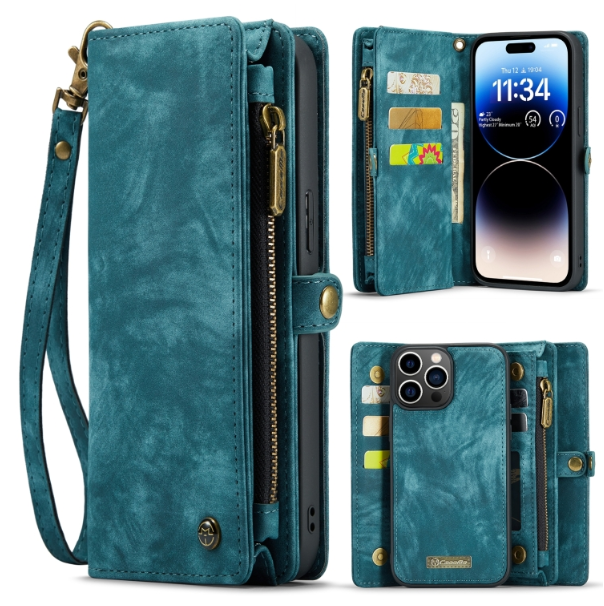 IPhone 15 Pro Max. Funda CaseMe leather case desmontable multifuncional