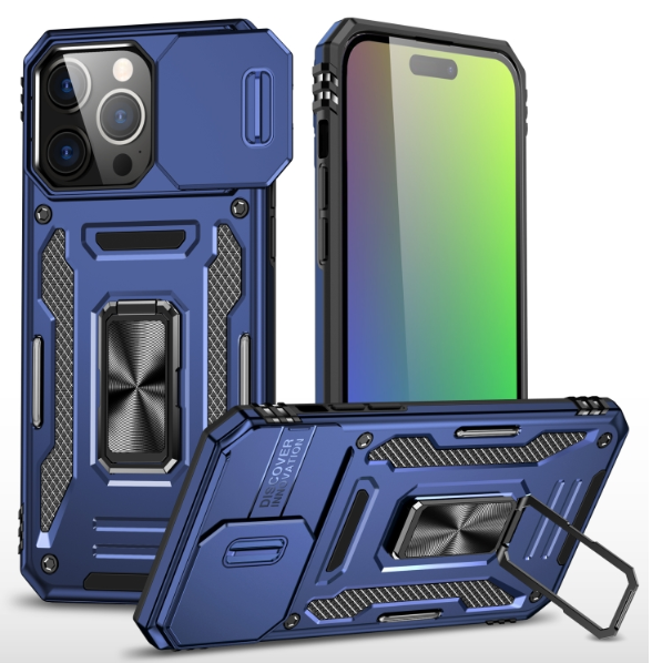 IPhone 16 Pro Max. Funda Armor Camshield TPU+PC con soporte