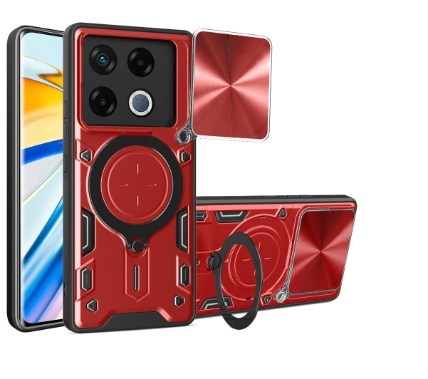 Infinix GT 20 Pro. Funda Camshield PC+TPU con anillo