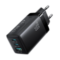 JOYROOM JR-TG10 65W. Cargador GaN Dual Tipo-C, 3 Puertos USB con cable Tipo-C a Tipo-C
