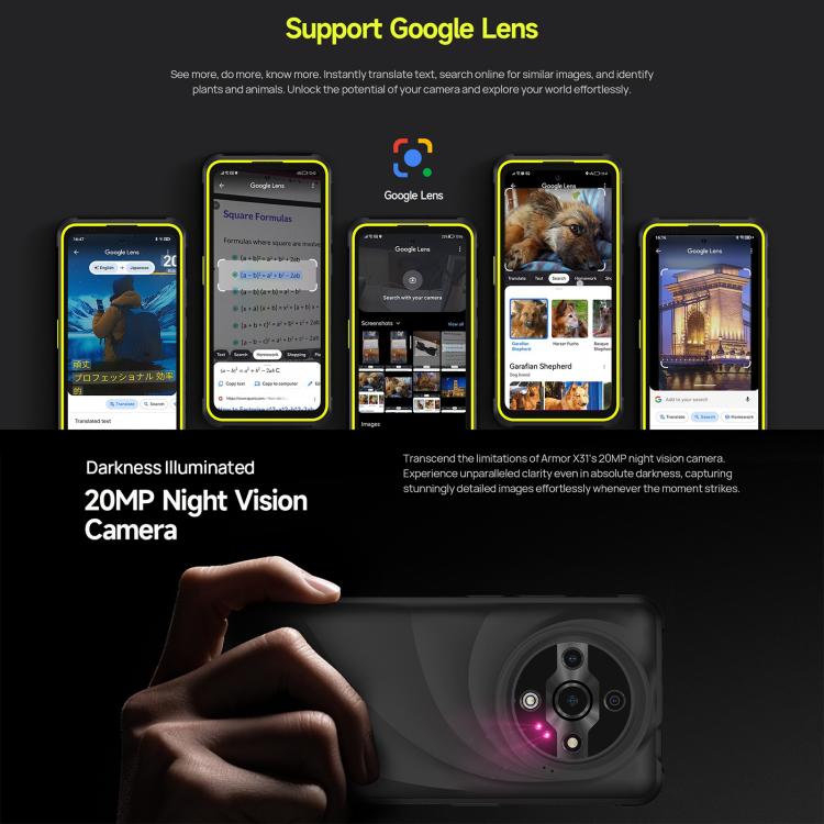 Ulefone Armor X31. 6GB+128GB, Visión Nocturna, 6.56 pulgadas. 3 sin interés