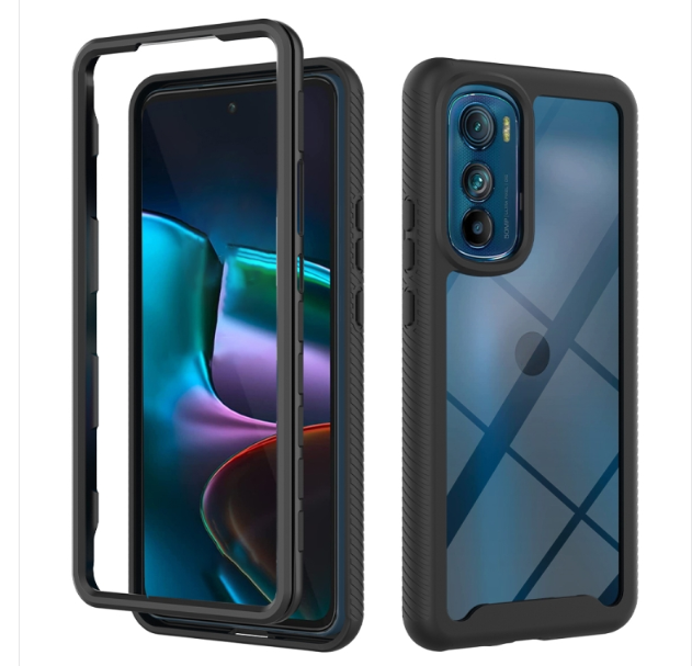 Motorola Edge 30. Funda 360 con marco frontal (negro)