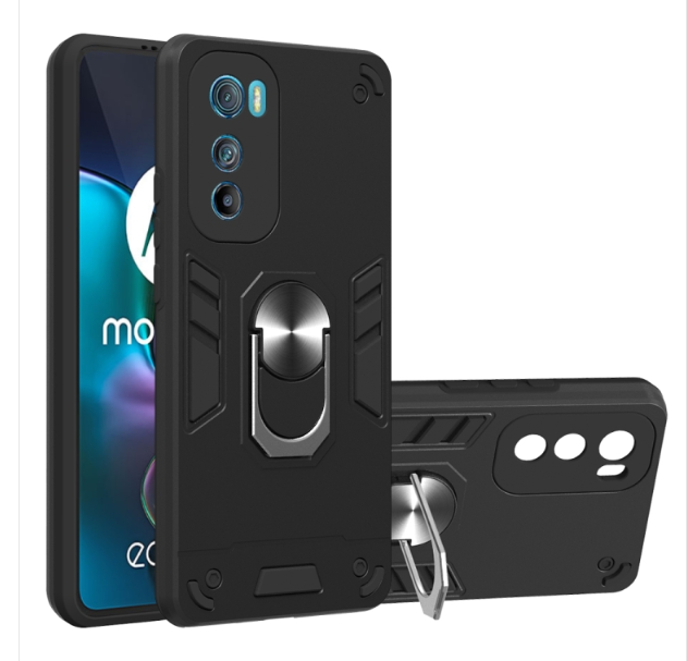 Motorola Edge 30. Funda Armor PC+TPU con anillo