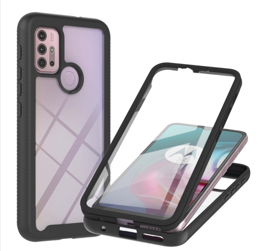 Motorola G30/G20/G10. Funda 360° con protector de pantalla