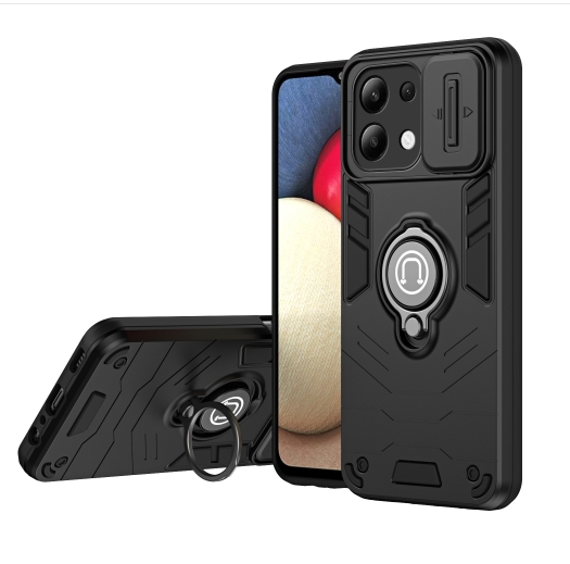 Xiaomi Note 13 4G. Funda Camshield TPU+PC con anillo compatible con soportes magnéticos