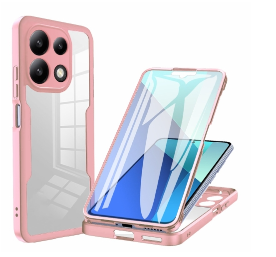 Xiaomi Note 13 4G. Funda acrílico + TPU 360° con protector de pantalla