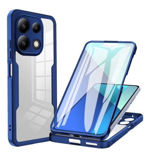 Xiaomi Note 13 4G. Funda acrílico + TPU 360° con protector de pantalla