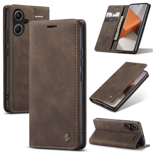 Xiaomi Note 13 Pro Plus. Funda CaseMe leather case con cierre magnético