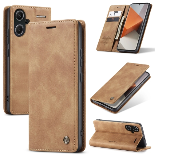 Xiaomi Note 13 Pro Plus. Funda CaseMe leather case con cierre magnético