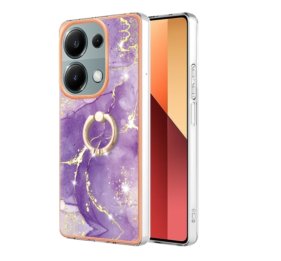 Xiaomi Note 13 Pro 4G. Funda electroplateada simil mármol TPU