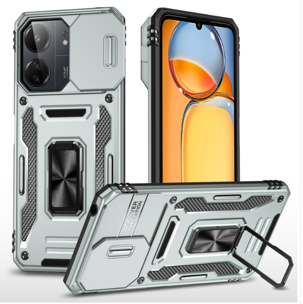 Xiaomi Note 13 Pro 4G. Funda Armor camshield con soporte stand