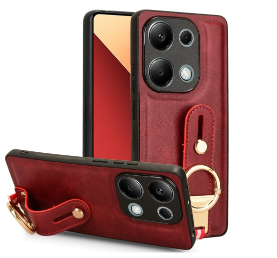 Xiaomi Note 13 Pro 4G. Funda leather case con correa con abridor