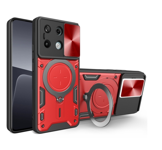 Xiaomi Note 13 Pro 5G. Funda Camshield TPU+PC con anillo holder