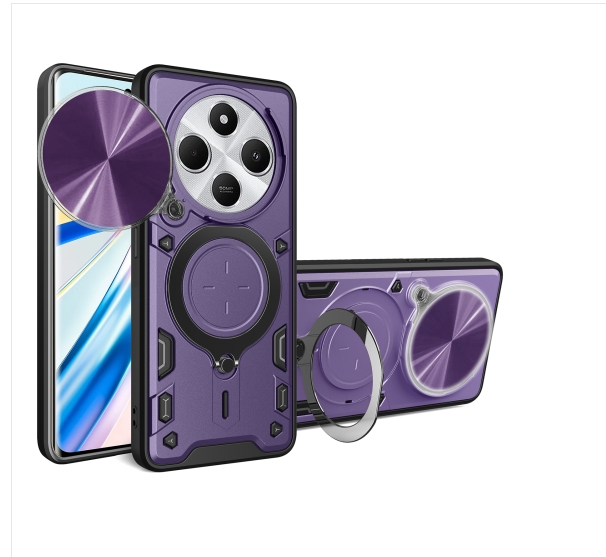 Xiaomi 14C/ Poco C75. Funda Camshield con anillo stand