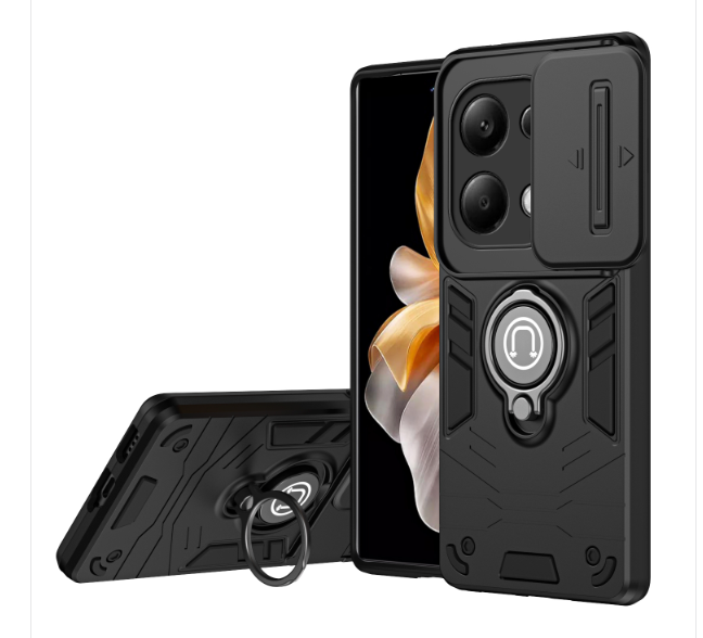 Xioami Redmi Note 13 Pro 4G. Funda Camshield TPU+PC con anillo
