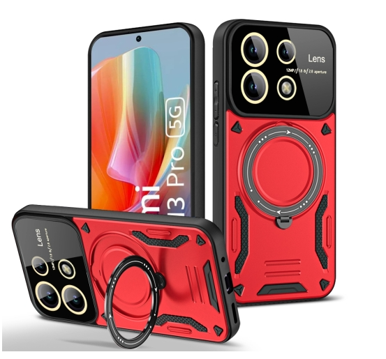 Xiaomi Note 13 Pro 5G. Funda compatible con MagSafe con protector de lentes