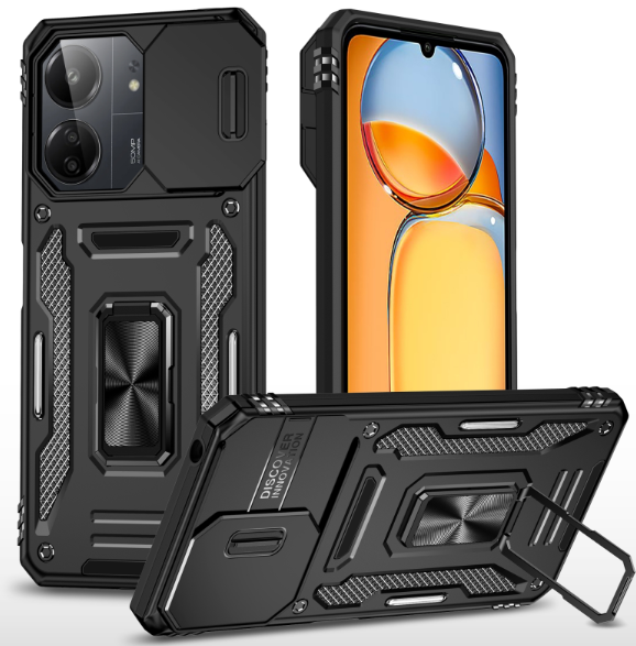 Xiaomi Note 13 Pro 4G. Funda Armor camshield con soporte stand