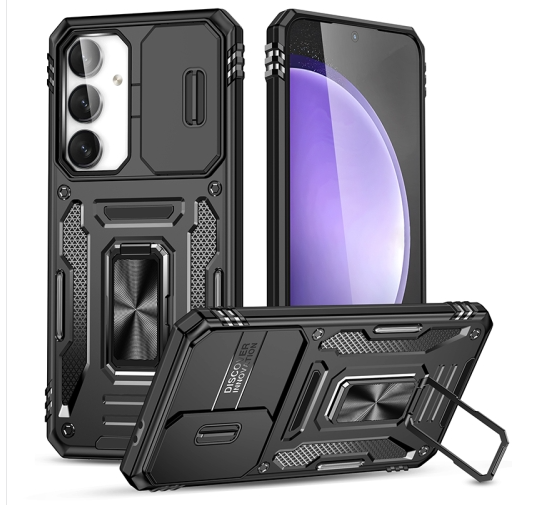 Samsung S24 FE 5G. Funda Armor Camshield TPU+PC con anillo stand
