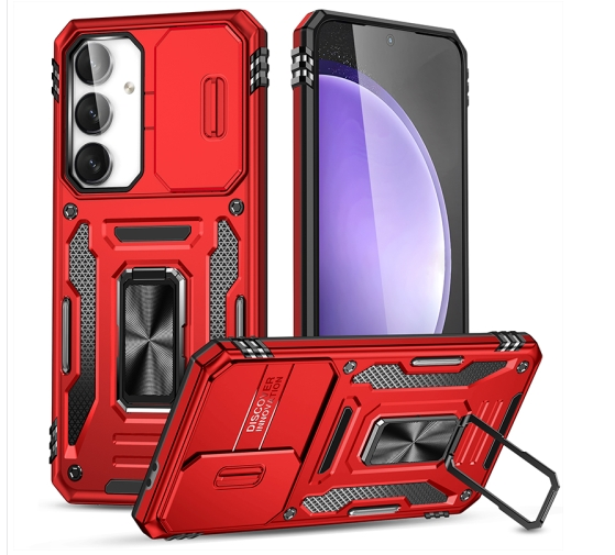 Samsung S24 FE 5G. Funda Armor Camshield TPU+PC con anillo stand