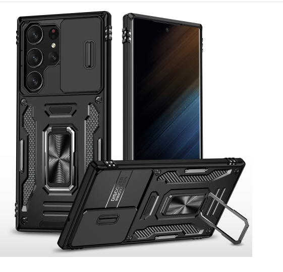 Samsung S24 Ultra 5G. Funda Armor Camshield TPU+PC con anillo magnético