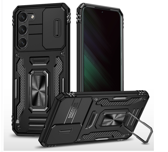 Samsung S25 5G. Funda Armor Camshield TPU+PC con anillo magnético