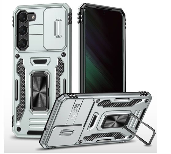 Samsung S25 5G. Funda Armor Camshield TPU+PC con anillo magnético