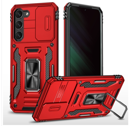 Samsung S25 5G. Funda Armor Camshield TPU+PC con anillo magnético