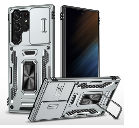Samsung S25 Ultra 5G. Funda Armor Camshield con anillo stand magnético