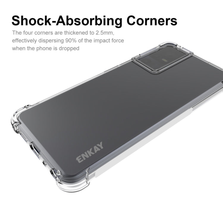 TCL 40 SE. Funda ENKAY TPU transparente