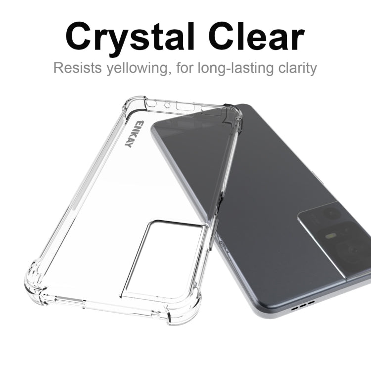 TCL 40 SE. Funda ENKAY TPU transparente