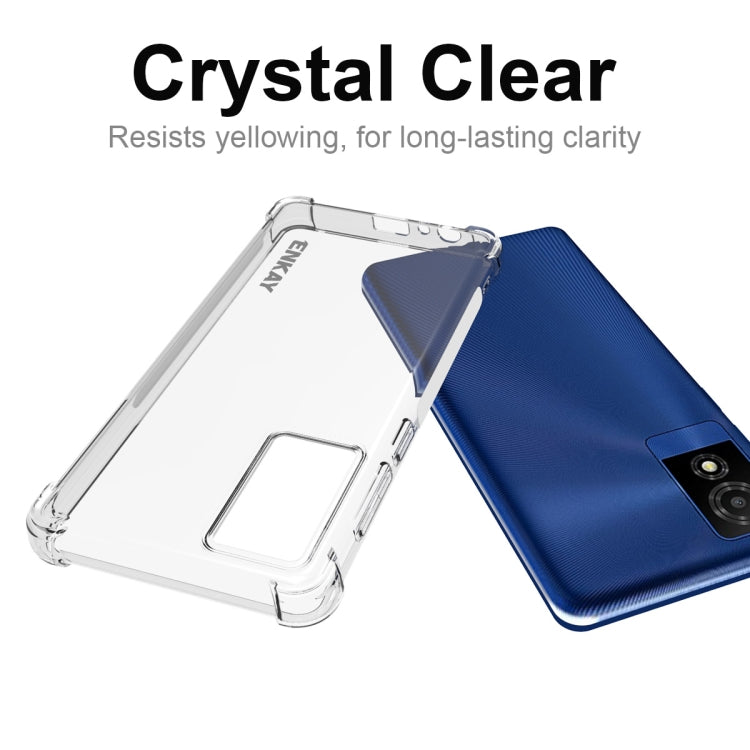 TCL 501 4G. Funda ENKAY TPU transparente