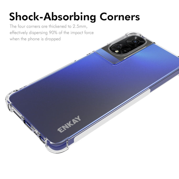 TCL 50 5G. Funda ENKAY TPU transparente