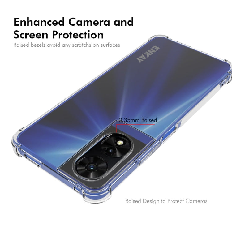 TCL 505 4G. Funda ENKAY TPU transparente