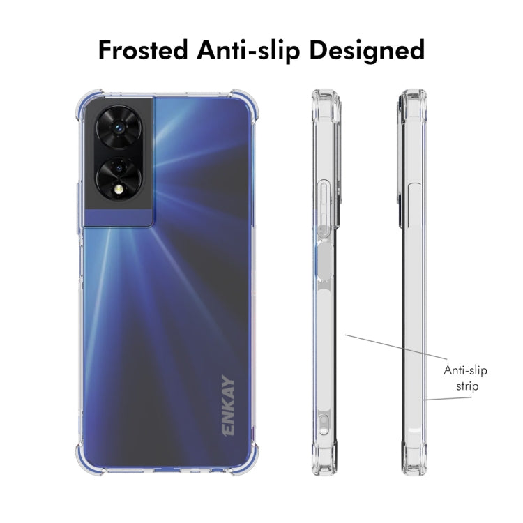 TCL 505 4G. Funda ENKAY TPU transparente