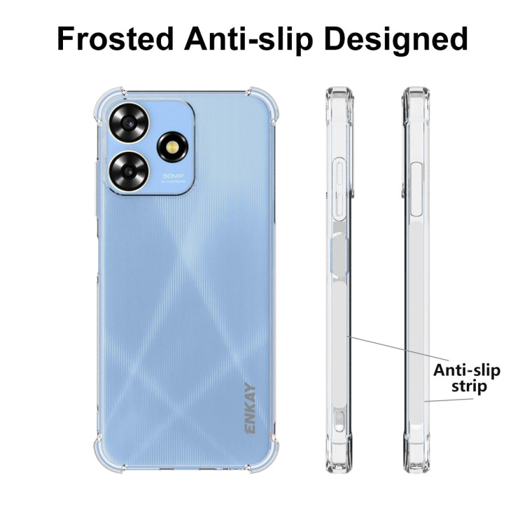 ZTE Blade A73 4G. Funda ENKAY TPU transparente