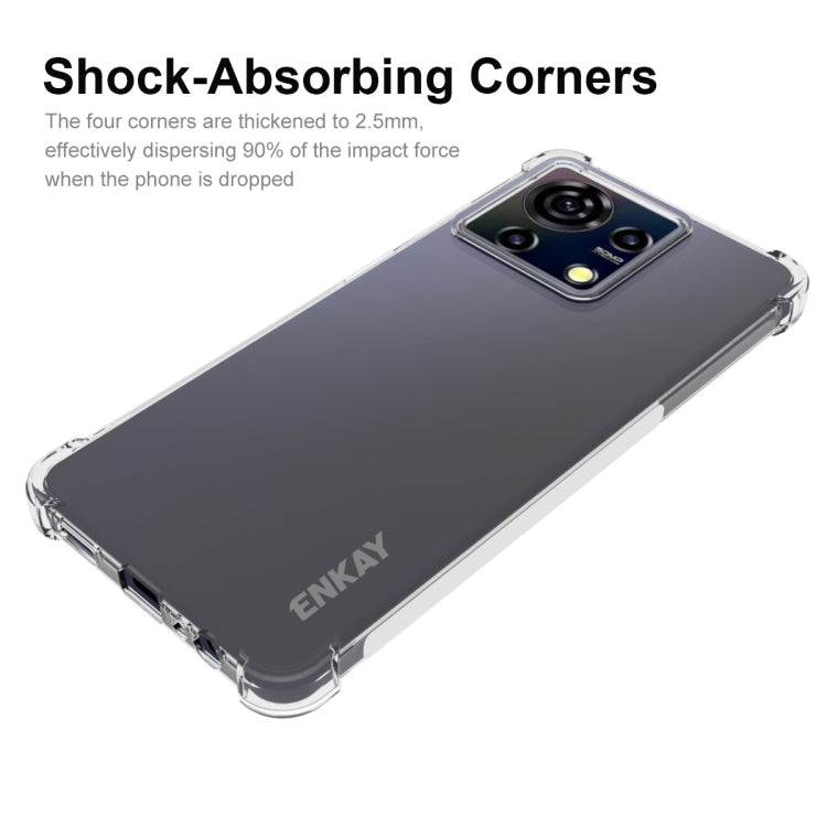 ZTE Blade V50 Vita 4G. Funda ENKAY TPU transparente