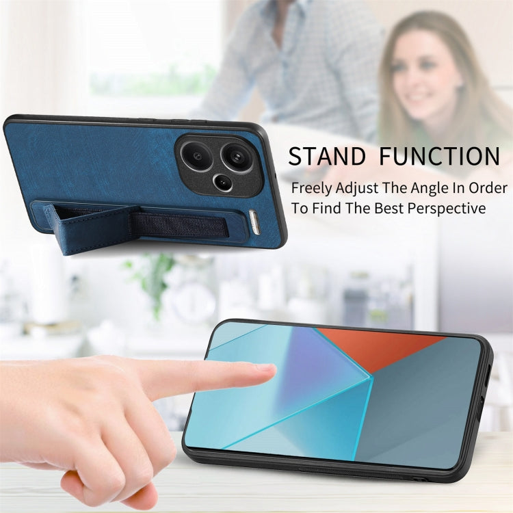 Xiaomi Note 13 Pro Plus. Funda leather case con correa elástica