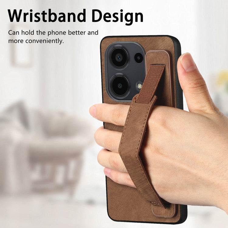 Xiaomi Note 13 Pro 4G. Fundas leather case con correa elástica