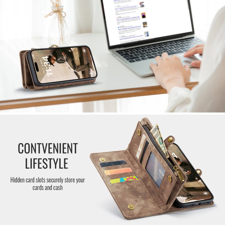 IPhone 16 Pro Max. Funda CaseMe leather case desmontable multifuncional