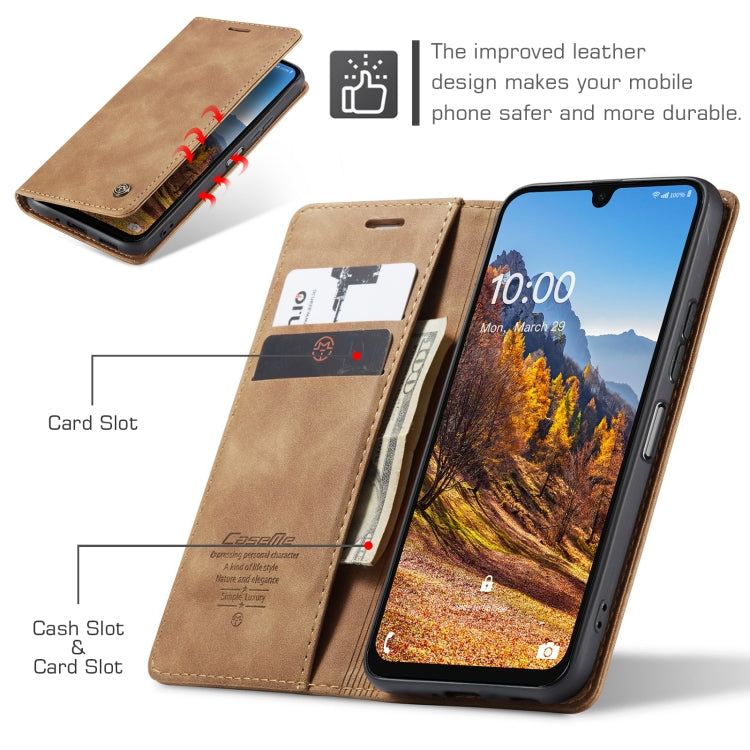 Samsung A16. Funda CaseMe Flip leather case con cierre magnético